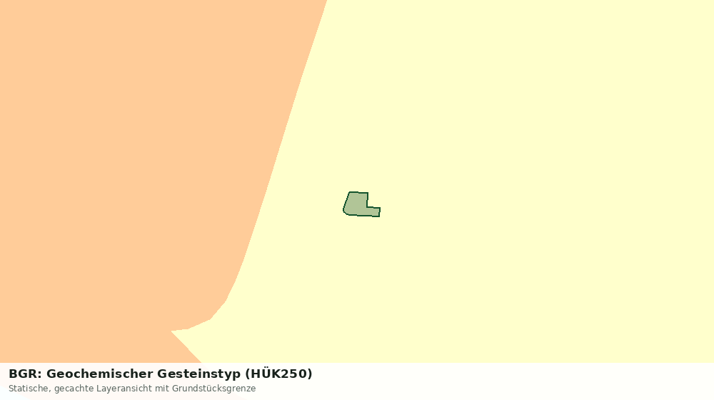 Statische Kartenansicht: BGR: Geochemischer Gesteinstyp (HÜK250)