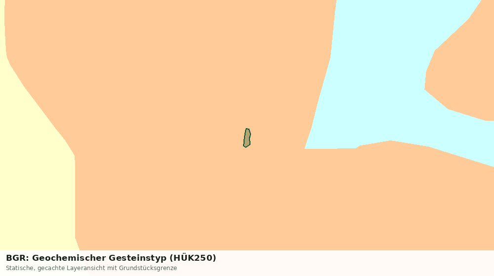 Statische Kartenansicht: BGR: Geochemischer Gesteinstyp (HÜK250)