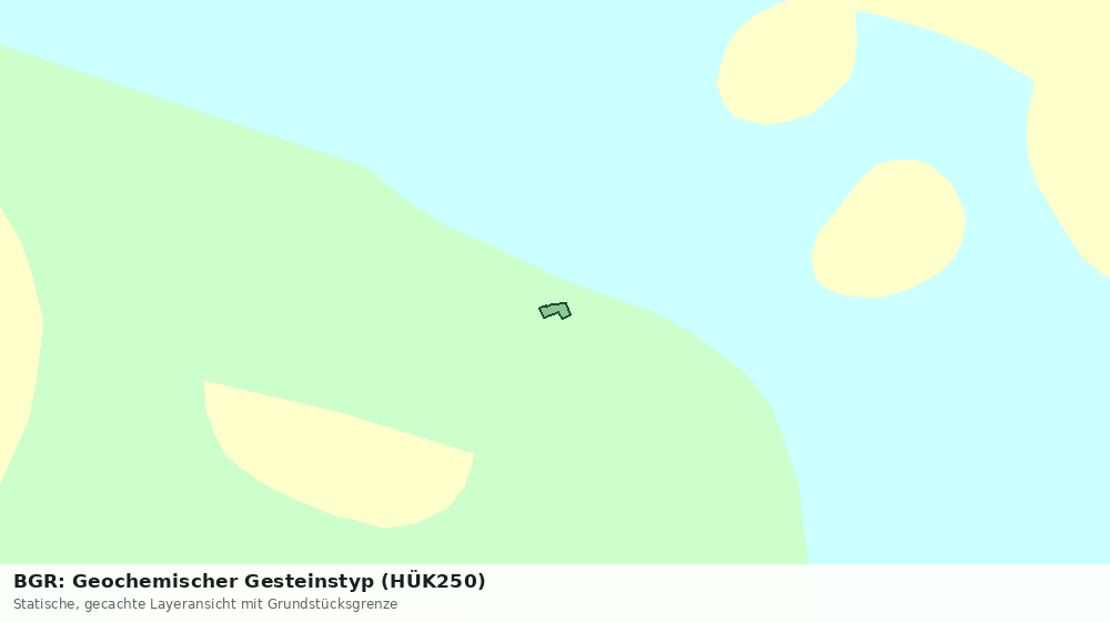 Statische Kartenansicht: BGR: Geochemischer Gesteinstyp (HÜK250)