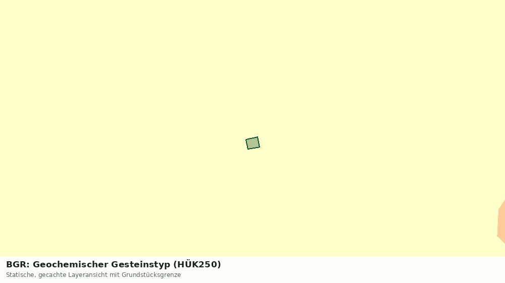 Statische Kartenansicht: BGR: Geochemischer Gesteinstyp (HÜK250)