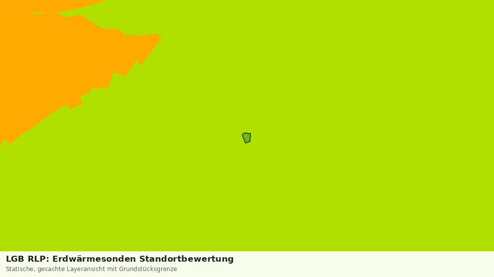 Statische Kartenansicht: LGB RLP: Erdwärmesonden Standortbewertung