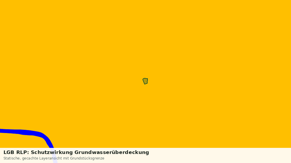 Statische Kartenansicht: LGB RLP: Schutzwirkung Grundwasserüberdeckung