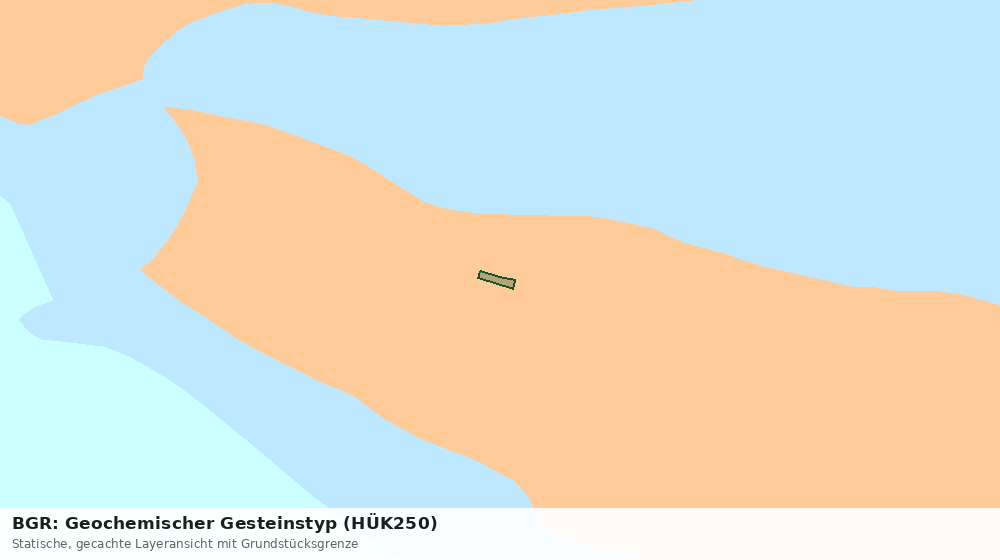 Statische Kartenansicht: BGR: Geochemischer Gesteinstyp (HÜK250)