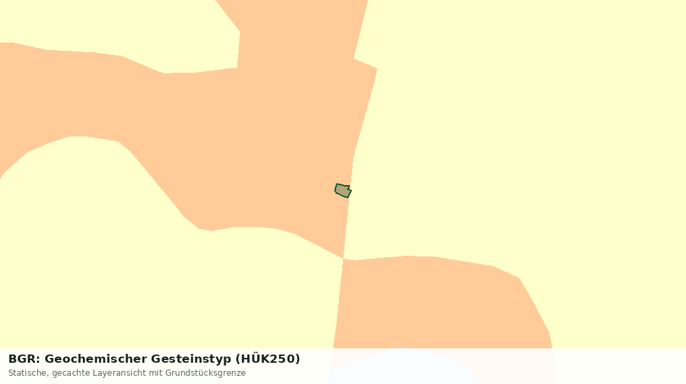 Statische Kartenansicht: BGR: Geochemischer Gesteinstyp (HÜK250)