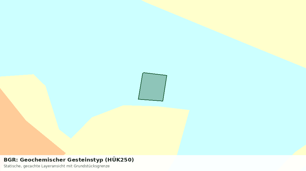 Statische Kartenansicht: BGR: Geochemischer Gesteinstyp (HÜK250)