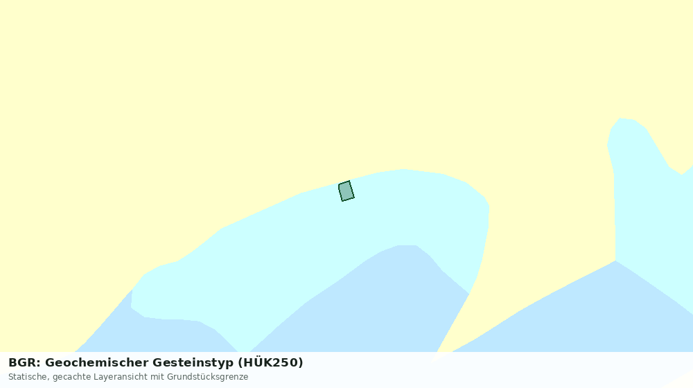 Statische Kartenansicht: BGR: Geochemischer Gesteinstyp (HÜK250)