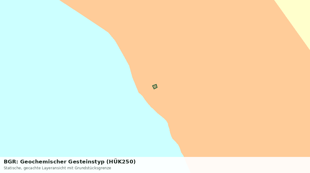Statische Kartenansicht: BGR: Geochemischer Gesteinstyp (HÜK250)
