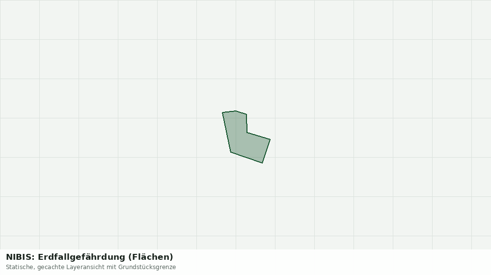Statische Kartenansicht: NIBIS: Erdfallgefährdung (Flächen)