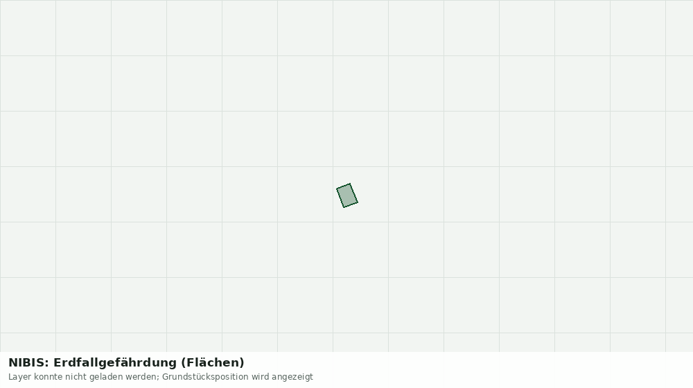 Statische Kartenansicht: NIBIS: Erdfallgefährdung (Flächen)