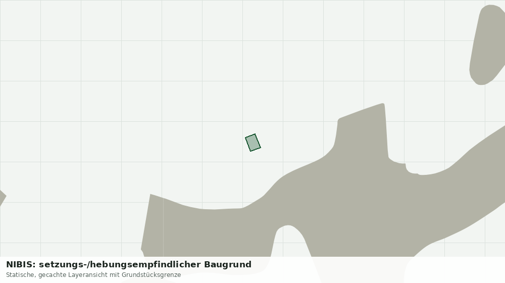 Statische Kartenansicht: NIBIS: setzungs-/hebungsempfindlicher Baugrund