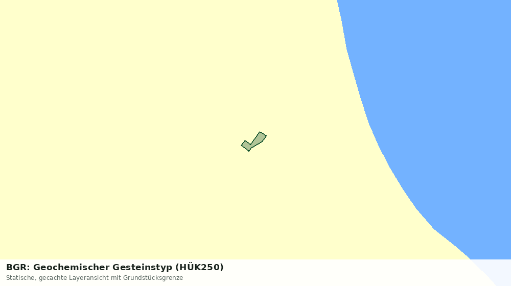 Statische Kartenansicht: BGR: Geochemischer Gesteinstyp (HÜK250)