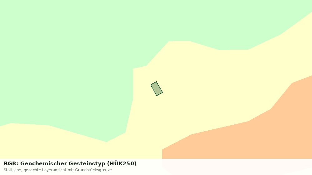 Statische Kartenansicht: BGR: Geochemischer Gesteinstyp (HÜK250)