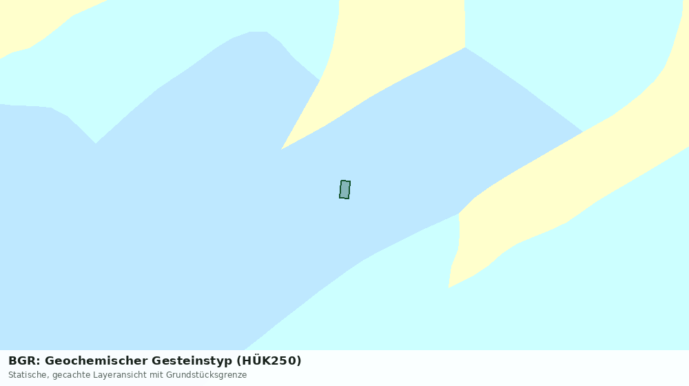 Statische Kartenansicht: BGR: Geochemischer Gesteinstyp (HÜK250)