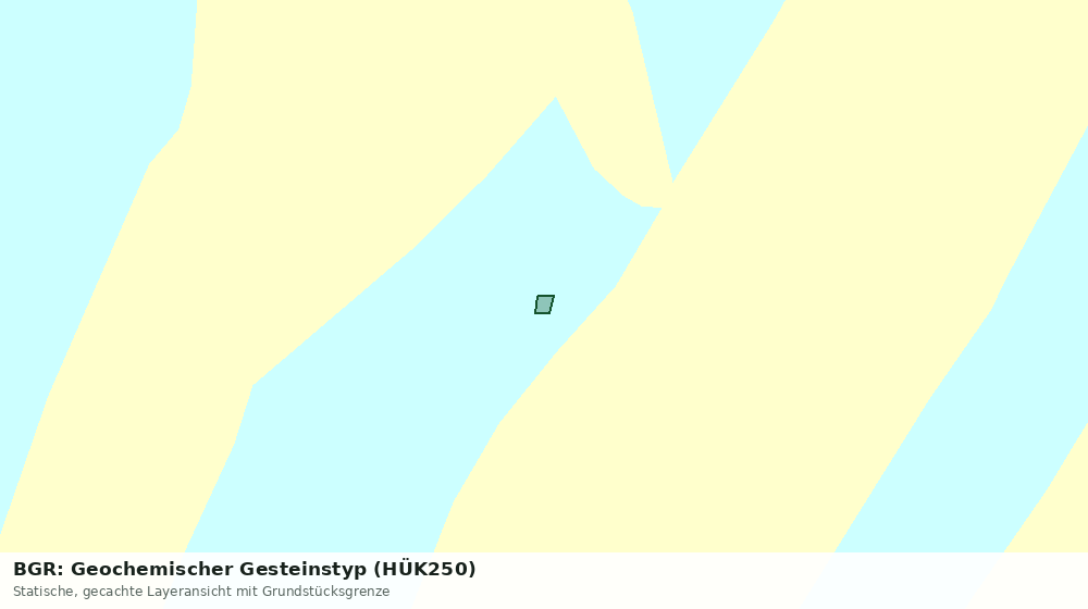 Statische Kartenansicht: BGR: Geochemischer Gesteinstyp (HÜK250)