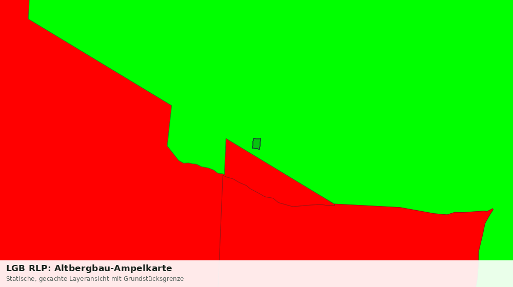 Statische Kartenansicht: LGB RLP: Altbergbau-Ampelkarte