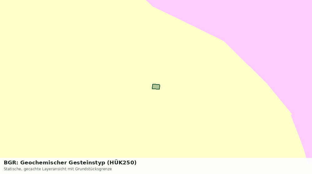 Statische Kartenansicht: BGR: Geochemischer Gesteinstyp (HÜK250)