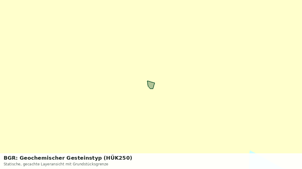 Statische Kartenansicht: BGR: Geochemischer Gesteinstyp (HÜK250)