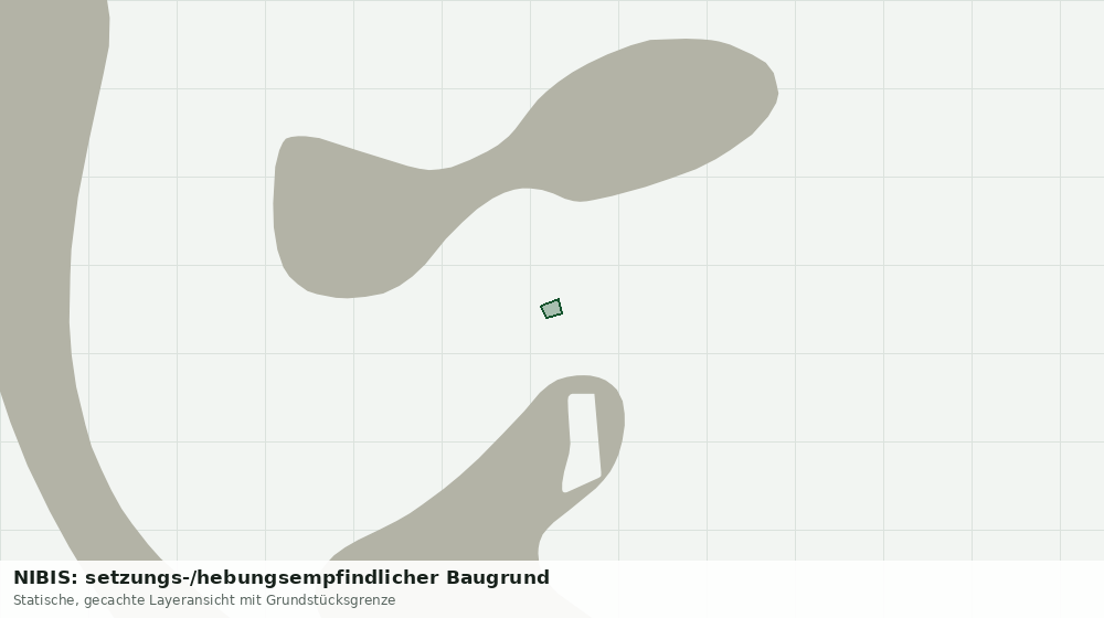 Statische Kartenansicht: NIBIS: setzungs-/hebungsempfindlicher Baugrund