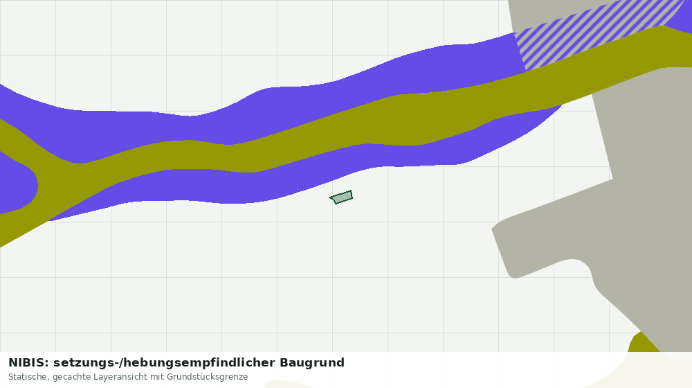 Statische Kartenansicht: NIBIS: setzungs-/hebungsempfindlicher Baugrund
