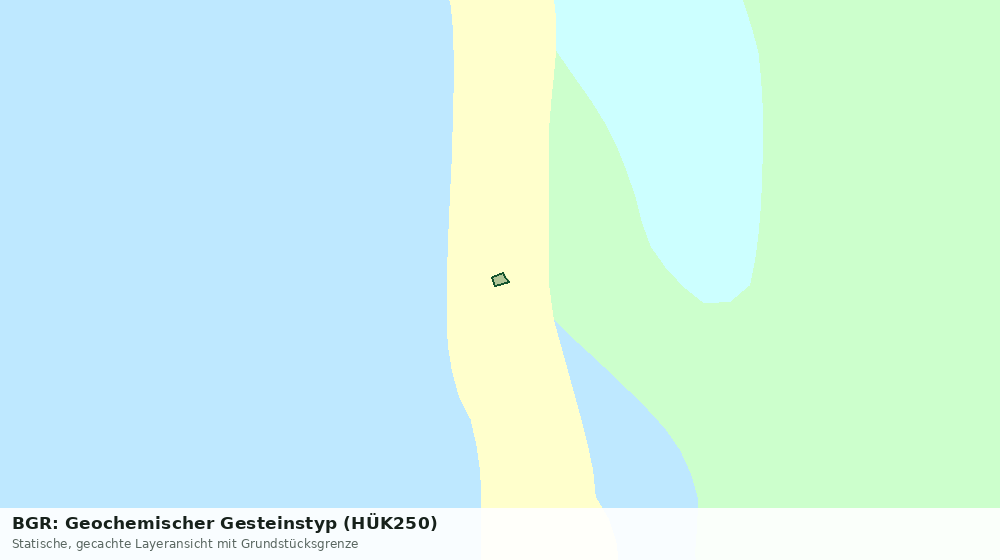 Statische Kartenansicht: BGR: Geochemischer Gesteinstyp (HÜK250)