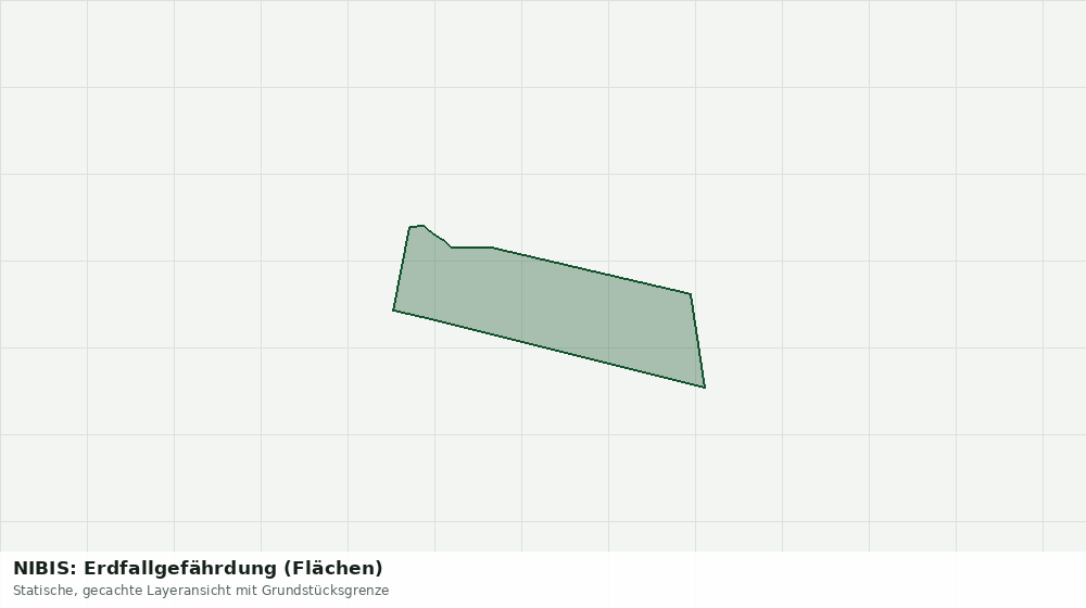 Statische Kartenansicht: NIBIS: Erdfallgefährdung (Flächen)