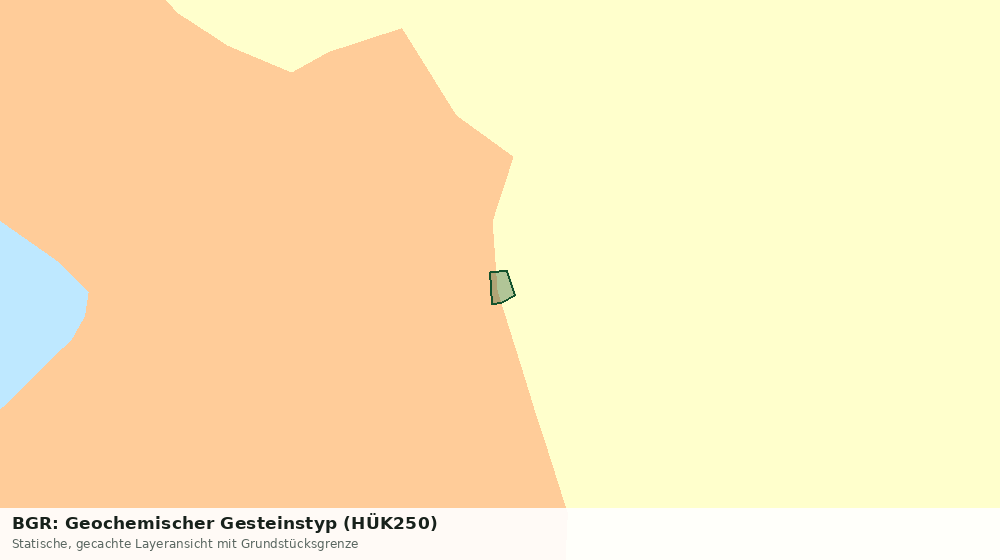 Statische Kartenansicht: BGR: Geochemischer Gesteinstyp (HÜK250)