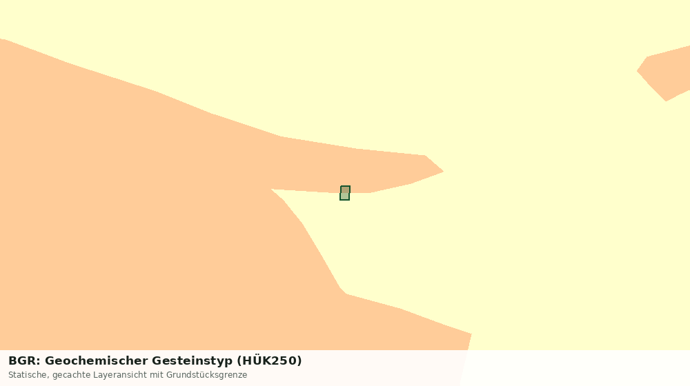 Statische Kartenansicht: BGR: Geochemischer Gesteinstyp (HÜK250)
