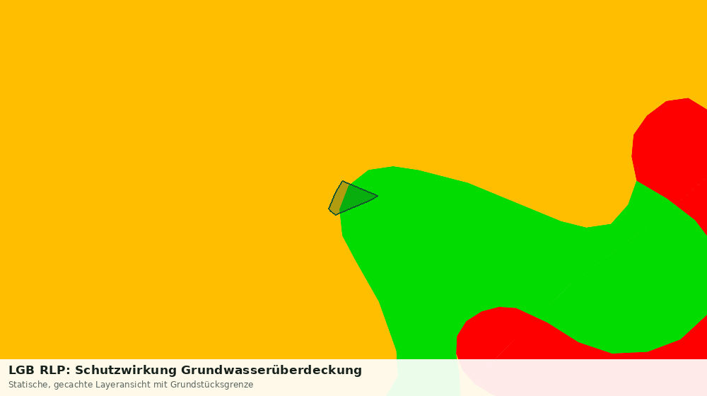 Statische Kartenansicht: LGB RLP: Schutzwirkung Grundwasserüberdeckung