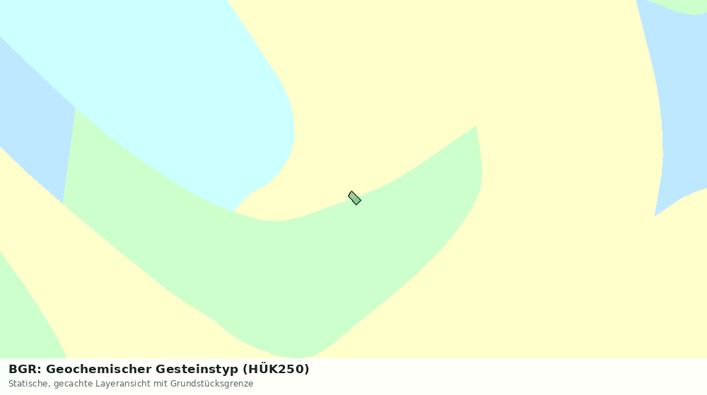 Statische Kartenansicht: BGR: Geochemischer Gesteinstyp (HÜK250)