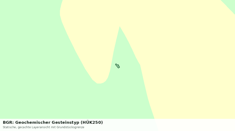 Statische Kartenansicht: BGR: Geochemischer Gesteinstyp (HÜK250)