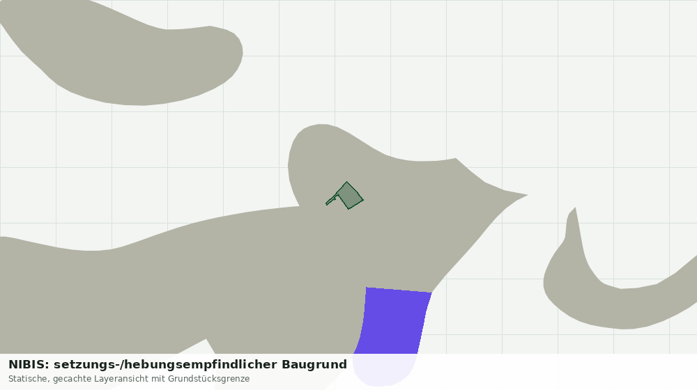 Statische Kartenansicht: NIBIS: setzungs-/hebungsempfindlicher Baugrund
