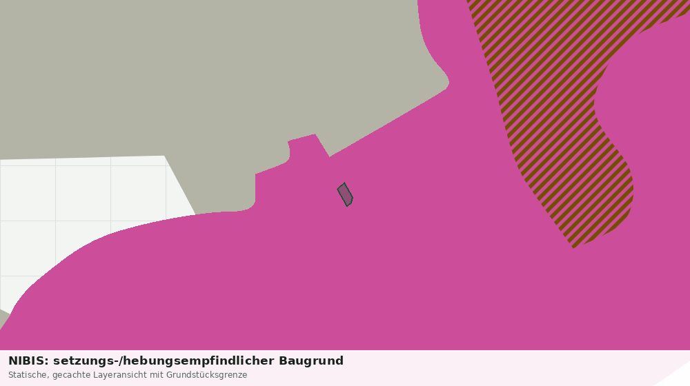Statische Kartenansicht: NIBIS: setzungs-/hebungsempfindlicher Baugrund