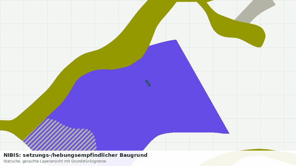 Statische Kartenansicht: NIBIS: setzungs-/hebungsempfindlicher Baugrund