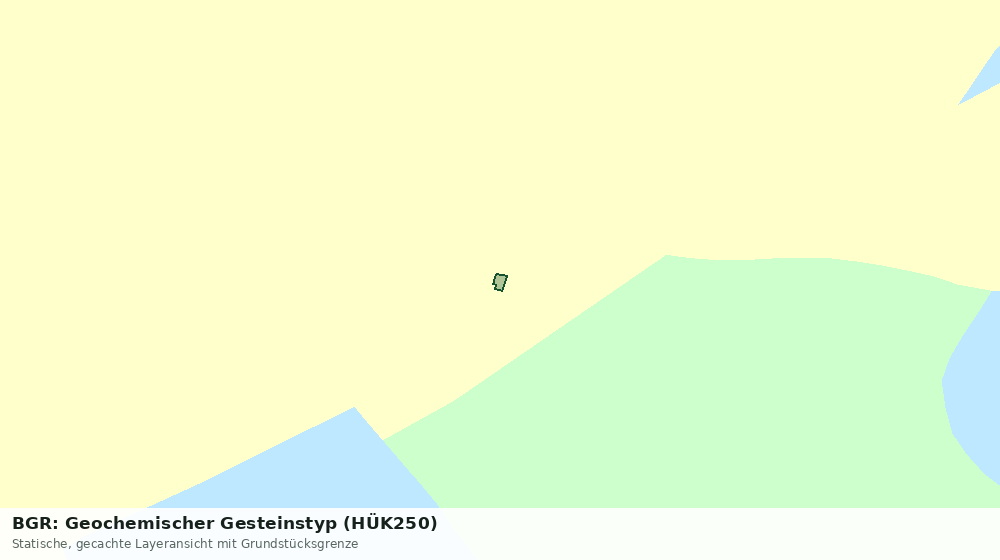 Statische Kartenansicht: BGR: Geochemischer Gesteinstyp (HÜK250)