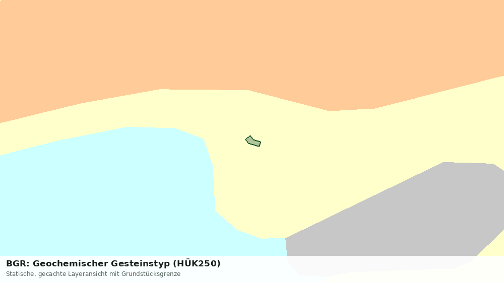 Statische Kartenansicht: BGR: Geochemischer Gesteinstyp (HÜK250)