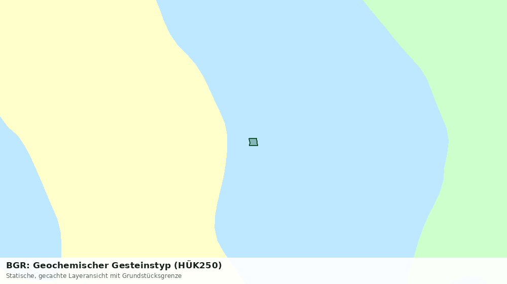 Statische Kartenansicht: BGR: Geochemischer Gesteinstyp (HÜK250)