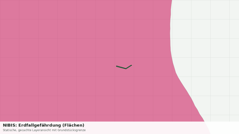 Statische Kartenansicht: NIBIS: Erdfallgefährdung (Flächen)