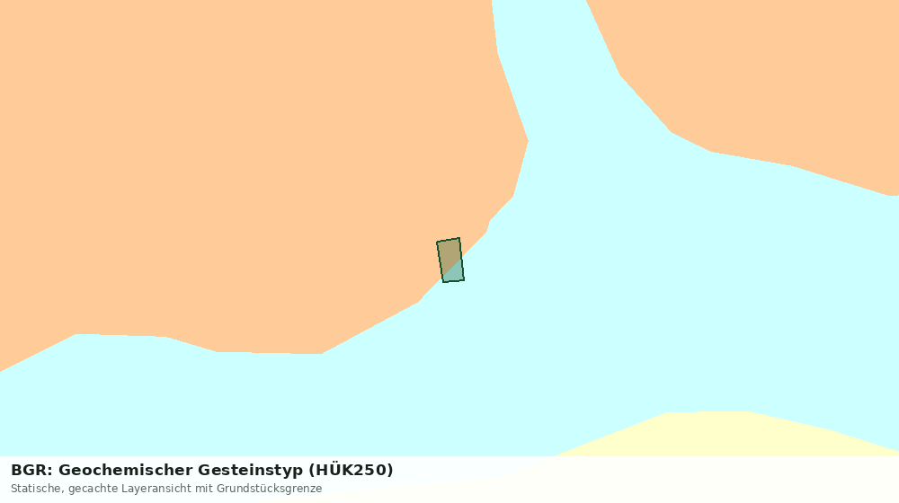Statische Kartenansicht: BGR: Geochemischer Gesteinstyp (HÜK250)