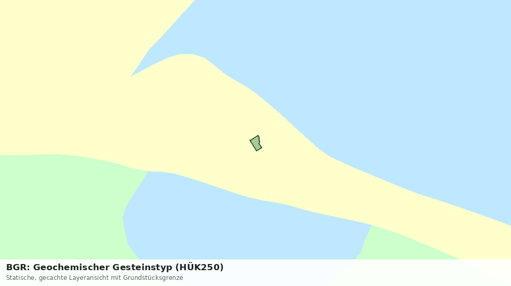 Statische Kartenansicht: BGR: Geochemischer Gesteinstyp (HÜK250)