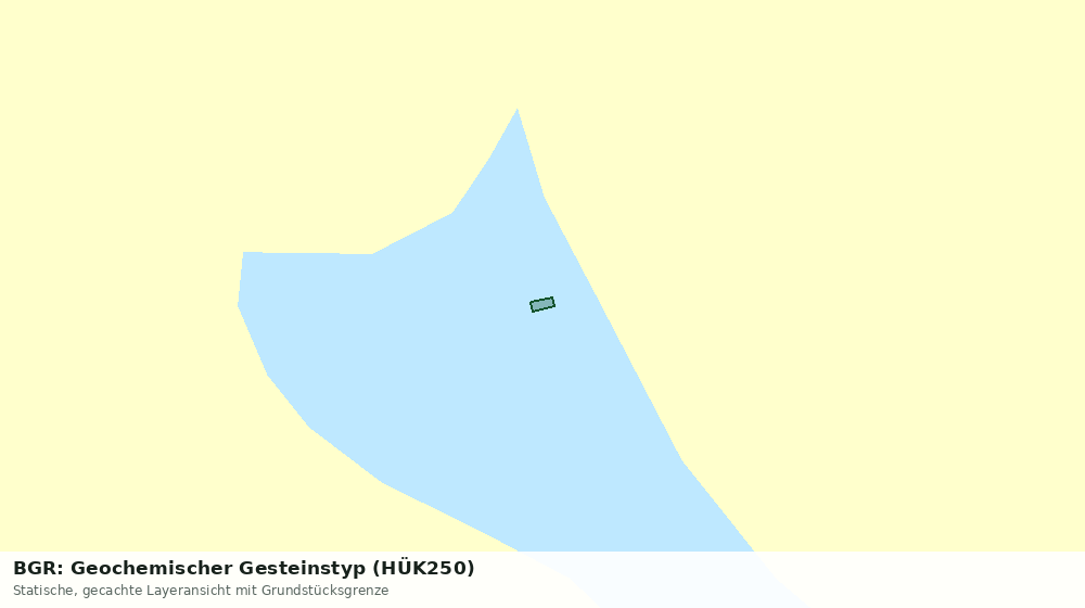 Statische Kartenansicht: BGR: Geochemischer Gesteinstyp (HÜK250)