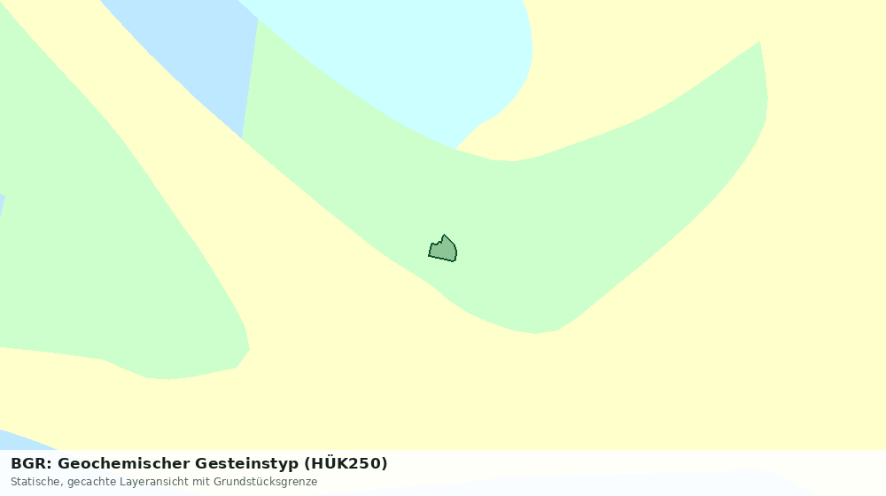 Statische Kartenansicht: BGR: Geochemischer Gesteinstyp (HÜK250)