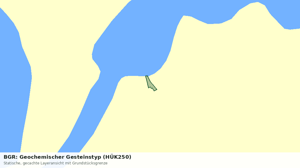 Statische Kartenansicht: BGR: Geochemischer Gesteinstyp (HÜK250)