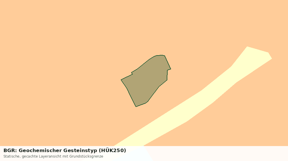 Statische Kartenansicht: BGR: Geochemischer Gesteinstyp (HÜK250)