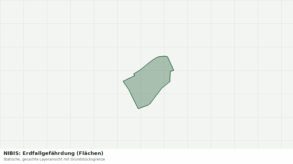 Statische Kartenansicht: NIBIS: Erdfallgefährdung (Flächen)