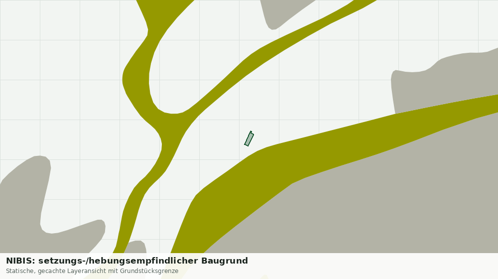 Statische Kartenansicht: NIBIS: setzungs-/hebungsempfindlicher Baugrund