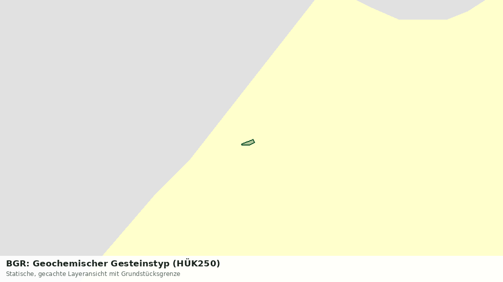 Statische Kartenansicht: BGR: Geochemischer Gesteinstyp (HÜK250)