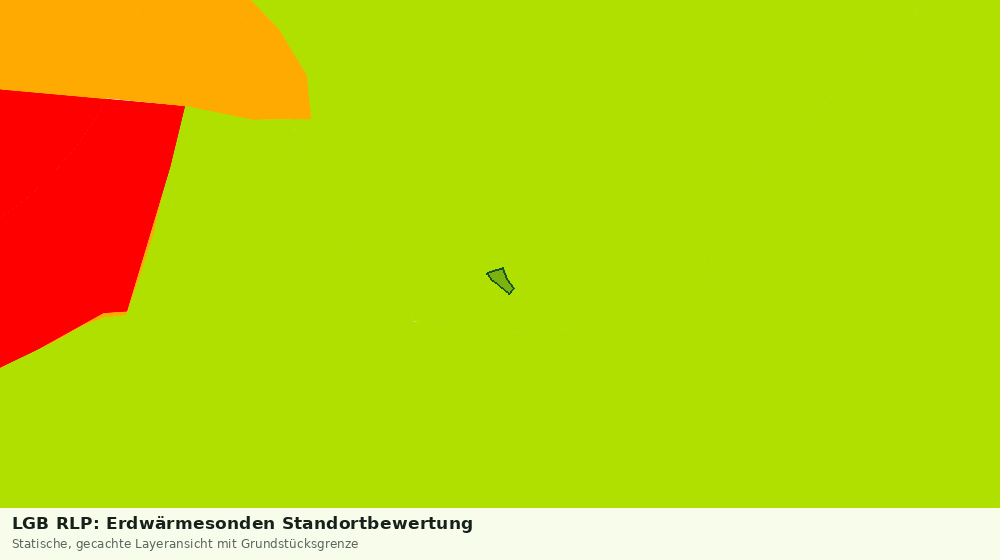 Statische Kartenansicht: LGB RLP: Erdwärmesonden Standortbewertung