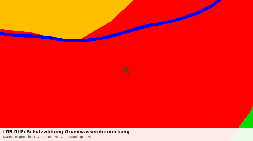 Statische Kartenansicht: LGB RLP: Schutzwirkung Grundwasserüberdeckung