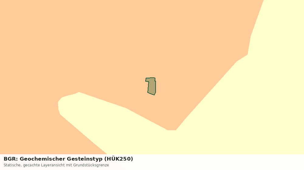 Statische Kartenansicht: BGR: Geochemischer Gesteinstyp (HÜK250)
