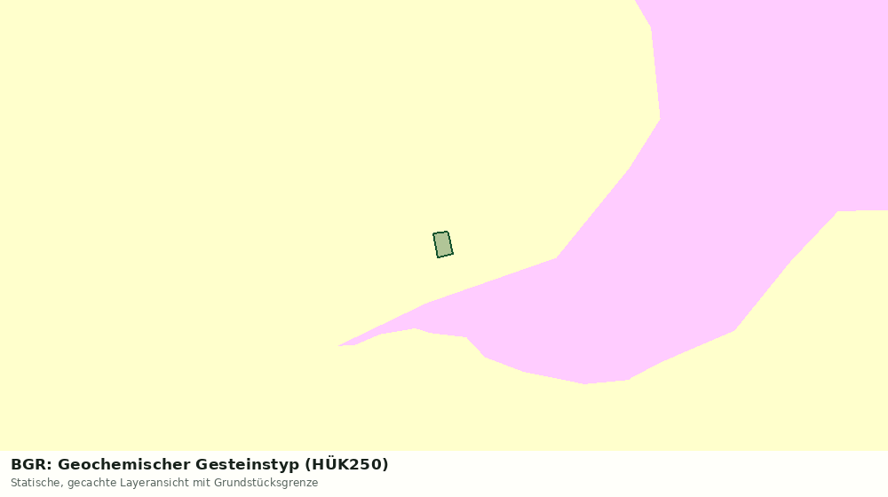 Statische Kartenansicht: BGR: Geochemischer Gesteinstyp (HÜK250)